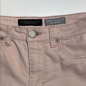 AEROPOSTALE Womens 4 Pink High Waisted Jegging